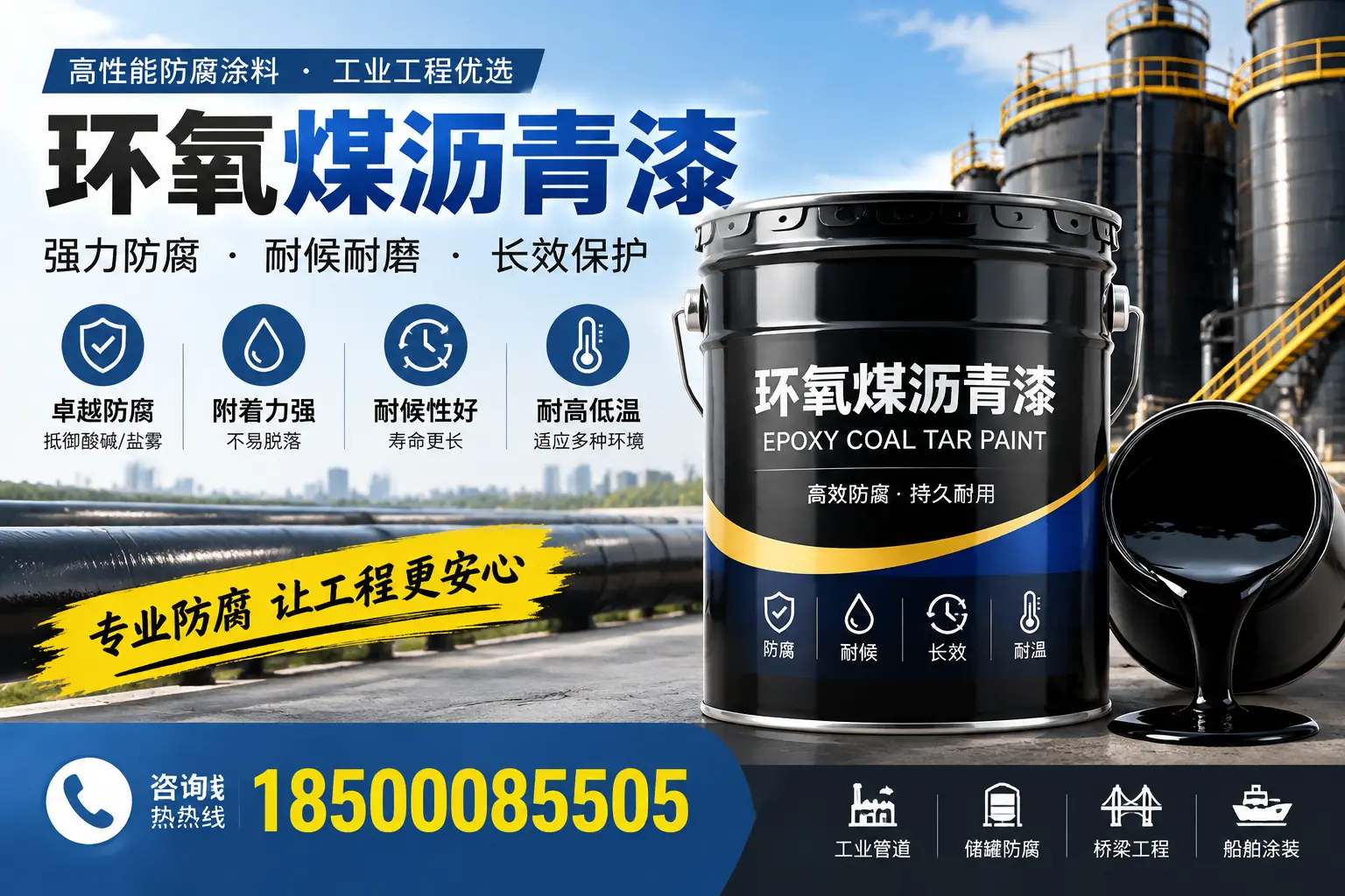 环氧煤沥青漆的施工方法与注意事项，确保在铜陵顺利完成