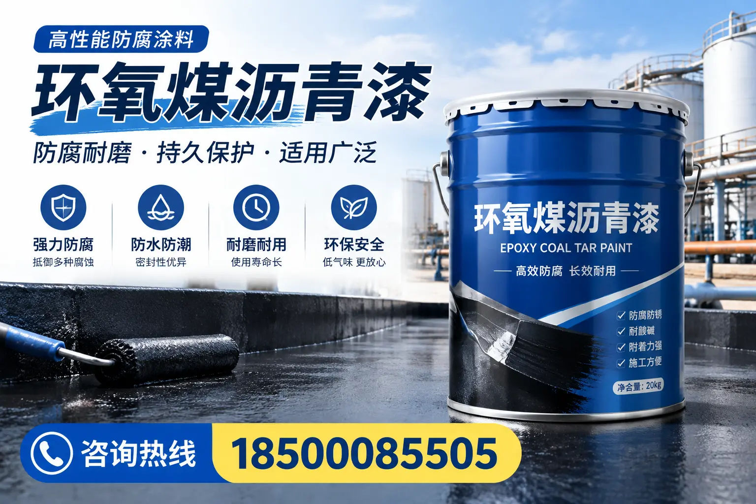 环氧煤沥青漆与传统涂料的对比,哪种更适合铜陵?